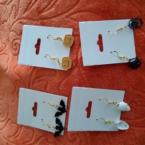 Halloween Spooky Earrings Set